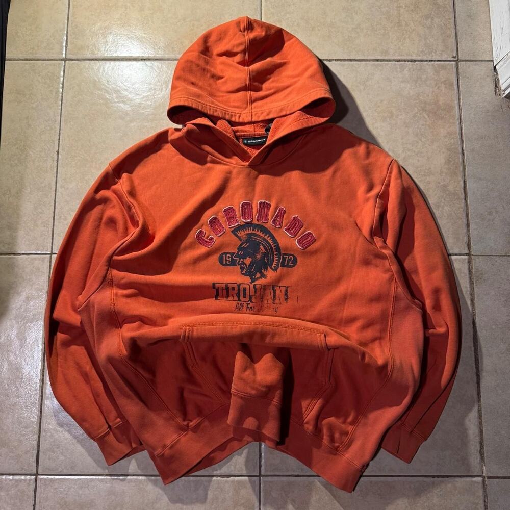 Vintage 2000s no boundaries orange hoodie Size XL in mens